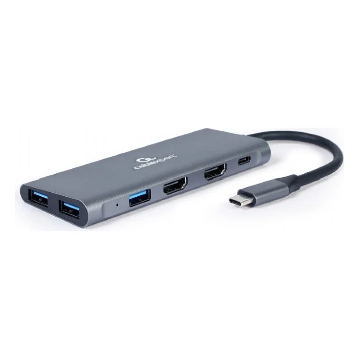 Концентратор Cablexpert USB-C 3-in-1 (HUB/HDMI/PD) (A-CM-COMBO3-01)