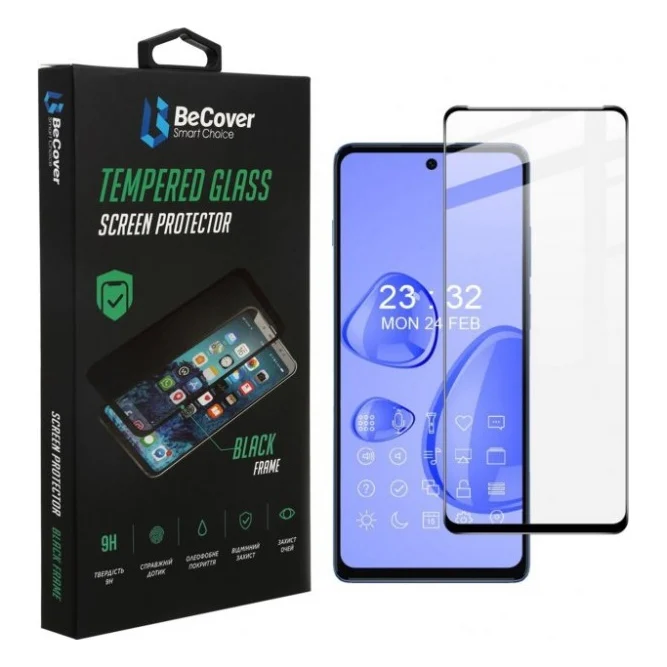 Скло захисне BeCover Motorola Moto G200 Black (707242)