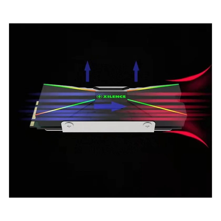 Радіатор охолодження Xilence M2SSD Cooler ARGB M2SSD.B.ARGB (XC401) — фото 8
