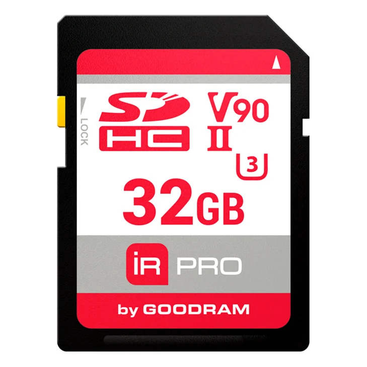 Карта пам'яті GOODRAM 32Gb IRDM SDXC V90 UHS-II U3 (IRP-S9B0-0320R11)