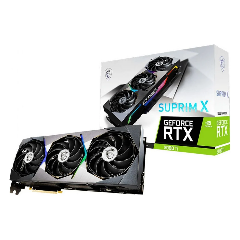 Відеокарта MSI GeForce RTX 3080 Ti 12288Mb SUPRIM X (RTX 3080 Ti SUPRIM X 12G) LHR