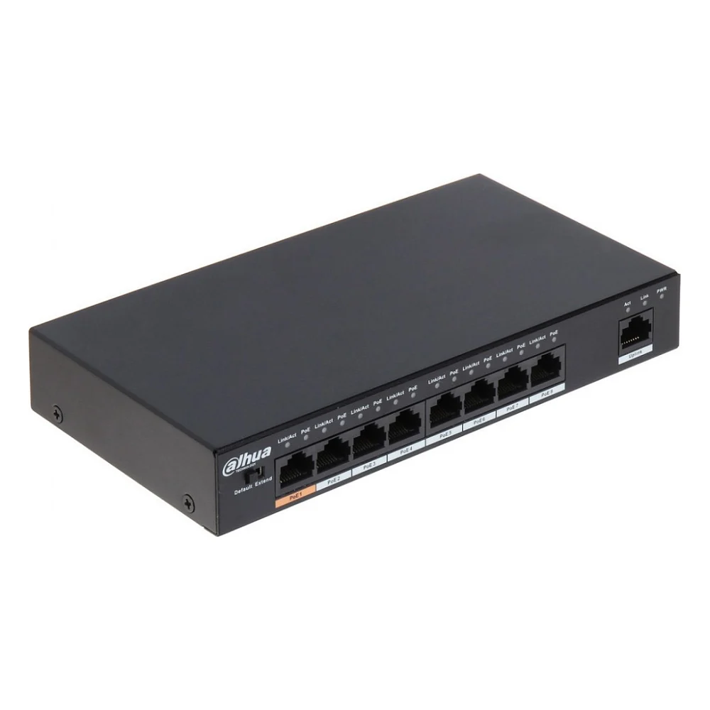Комутатор мережевий Dahua DH-PFS3009-8ET1GT-96