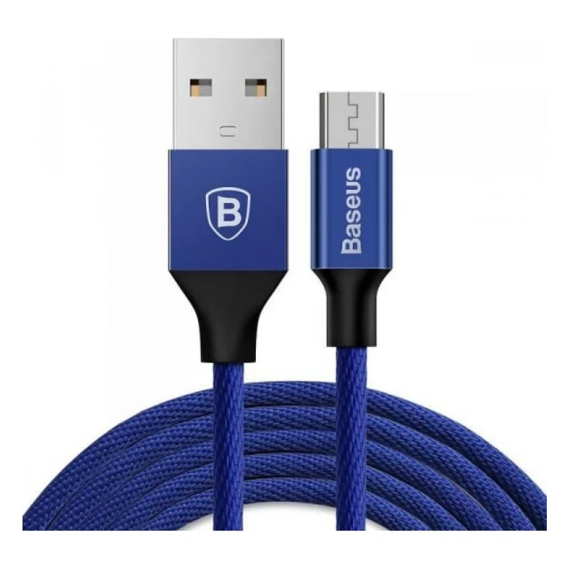 Кабель Baseus Yiven USB to microUSB 1.5m Blue (CAMYW-B13)