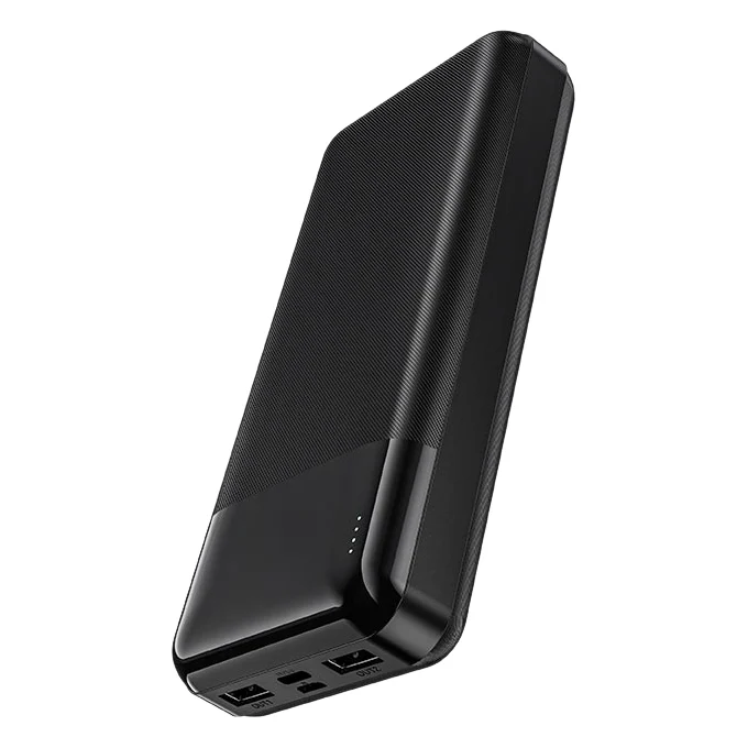 Батарея універсальна Hoco J72A Easy travel 2USB+Type-C 20000mAh Black
