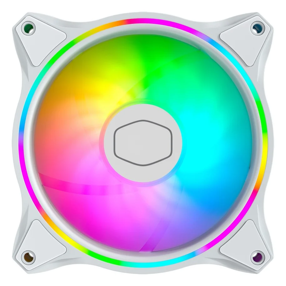 Комплект кулерів для корпусу CoolerMaster MasterFan MF120 Halo 3in1 White Edition (MFL-B2DW-183PA-R1) — фото 3