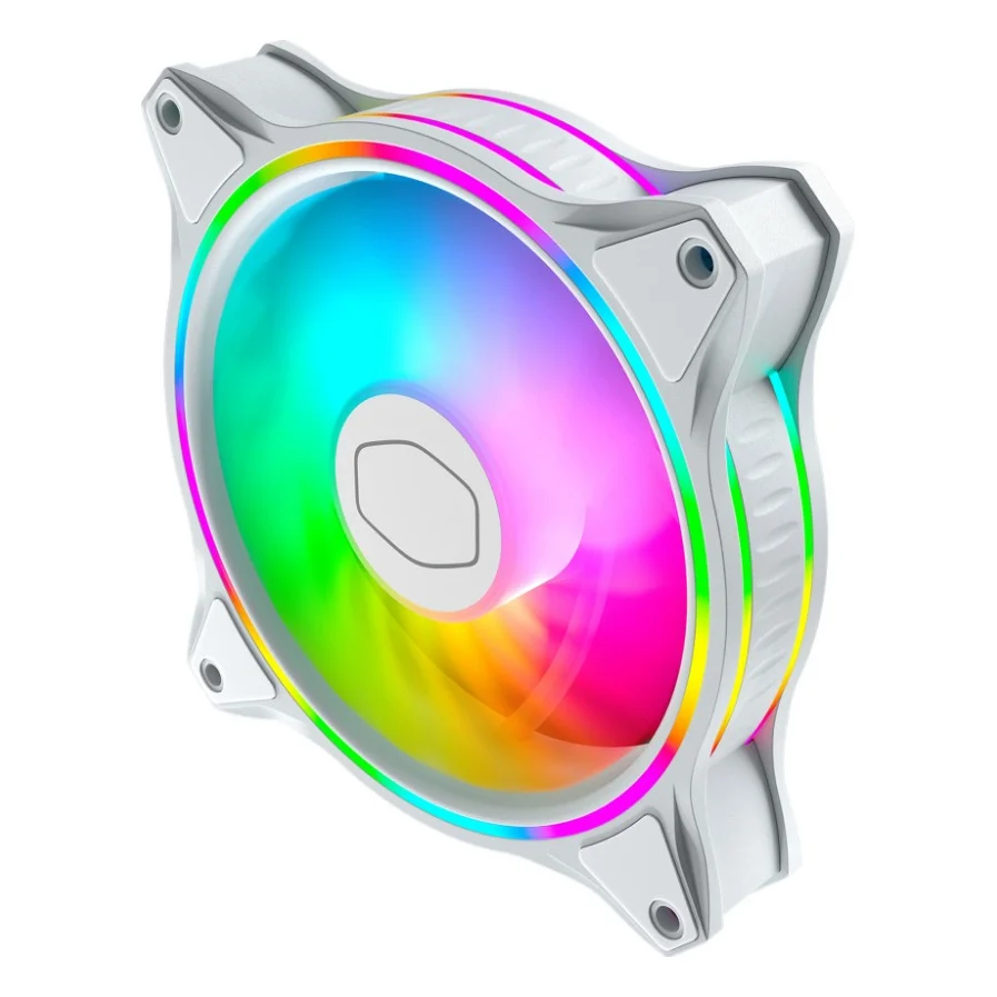 Комплект кулерів для корпусу CoolerMaster MasterFan MF120 Halo 3in1 White Edition (MFL-B2DW-183PA-R1) — фото 4