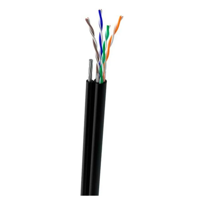 Кабель мережевий OK-Net UTP-cat.5E-SL, трос 4*0,5мм, outdoor, 305м (КППт-ВП (100) 4*2*0,49)