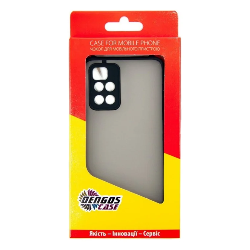 Чохол до моб. телефона Dengos Matte Bng Redmi 10 (black) (DG-TPU-BNG-12) — фото 2