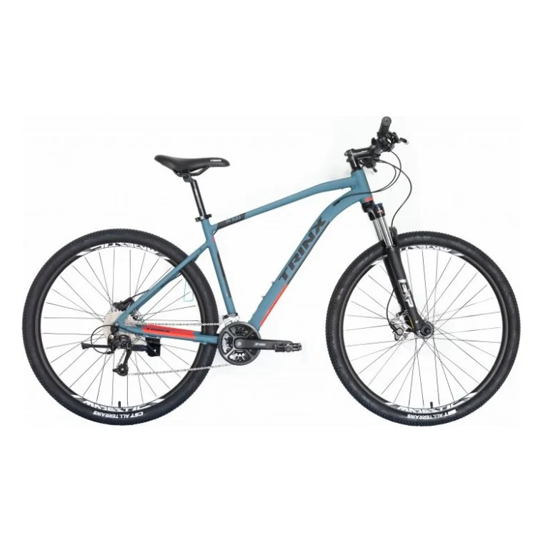 Велосипед Trinx M700 Pro 29" рама-17" Matt-Grey-Grey-Red (M700Pro.17MGGR)