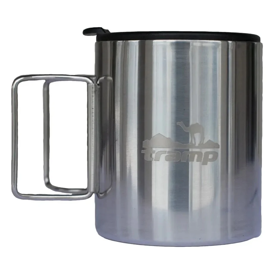 Термокружка Tramp 400 мл Steel (TRC-137)