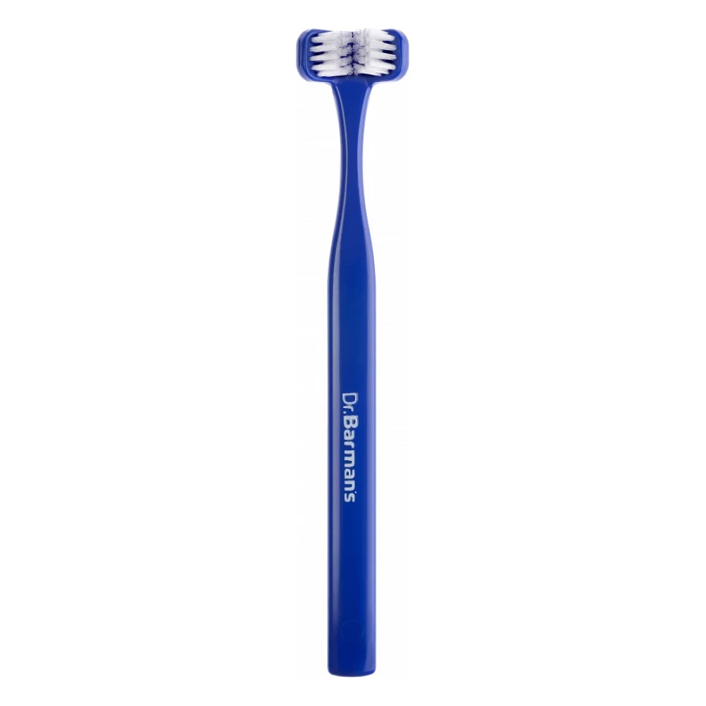 Зубна щітка Dr. Barman's Superbrush Regular Тристороння М'яка Синя (7032572876212-dark-blue)