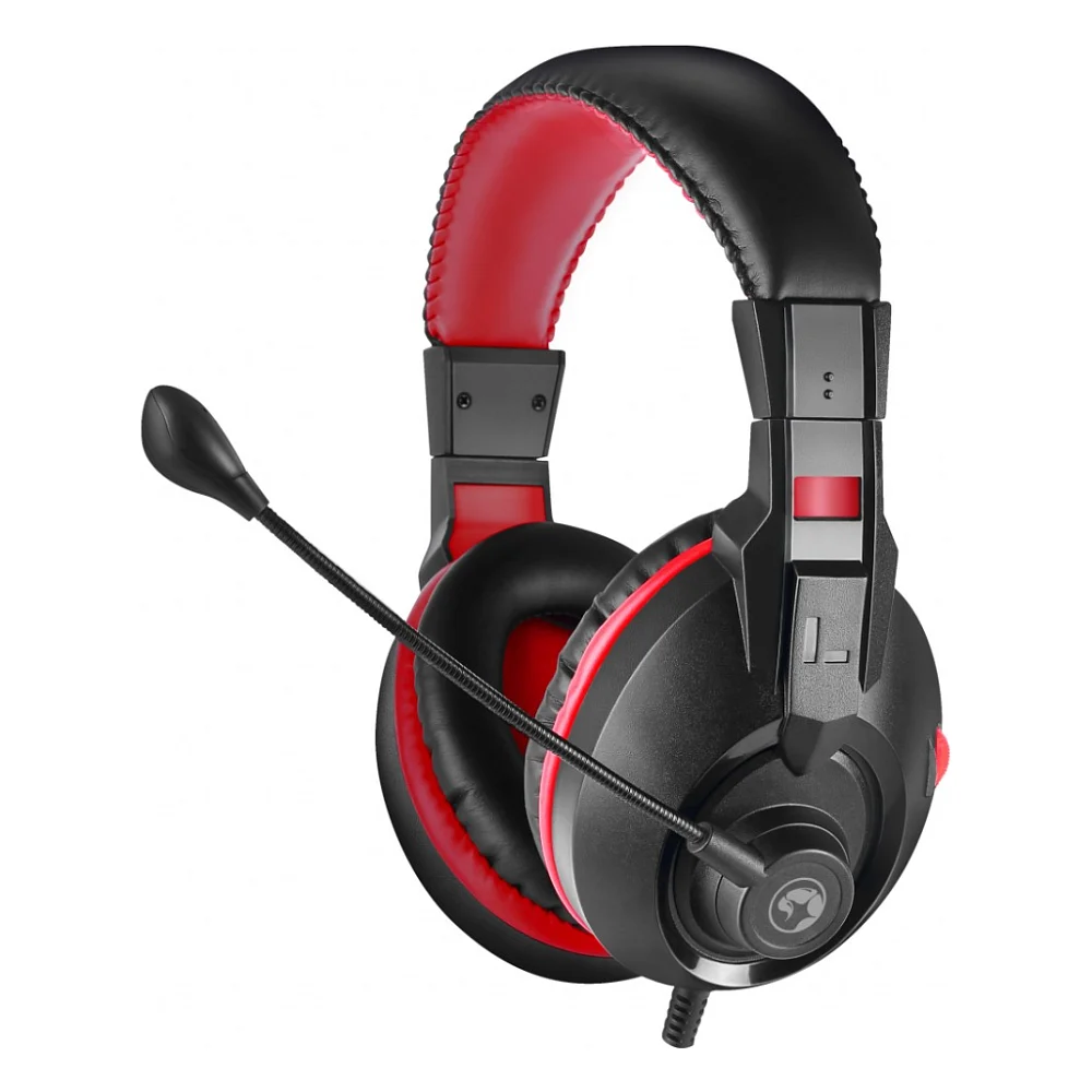 Навушники Marvo H8321S Black-Red (H8321S) — фото 2