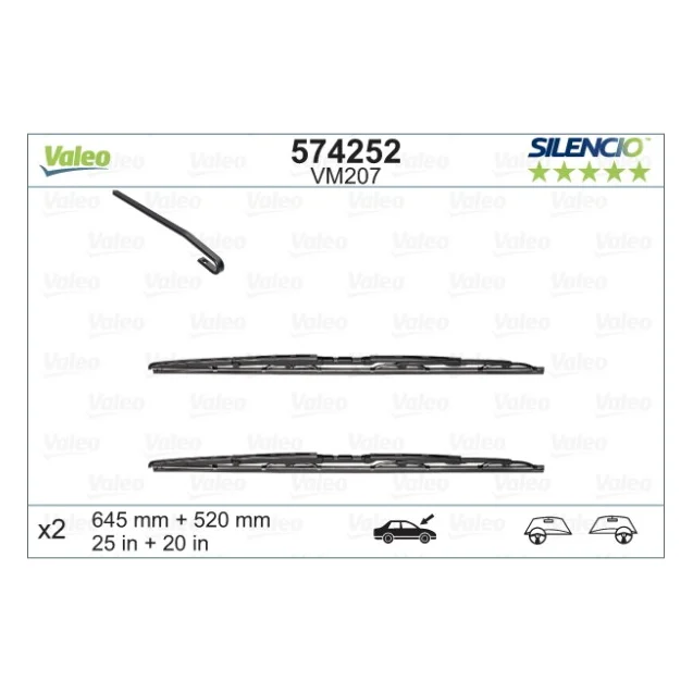 Щітка склоочисника Valeo 574252
