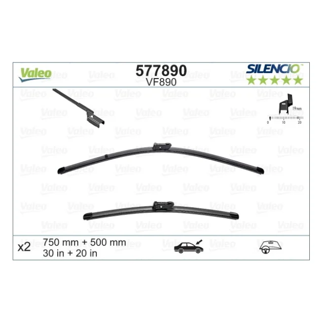 Щітка склоочисника Valeo 577890