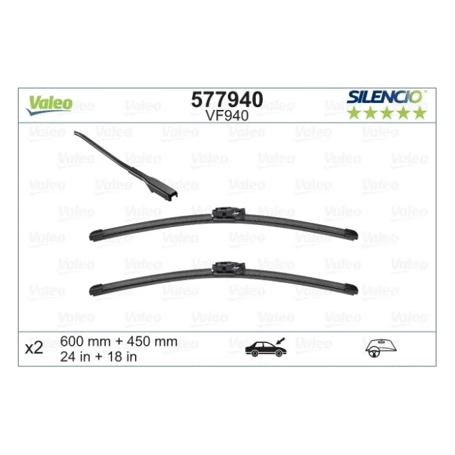 Щітка склоочисника Valeo 577940