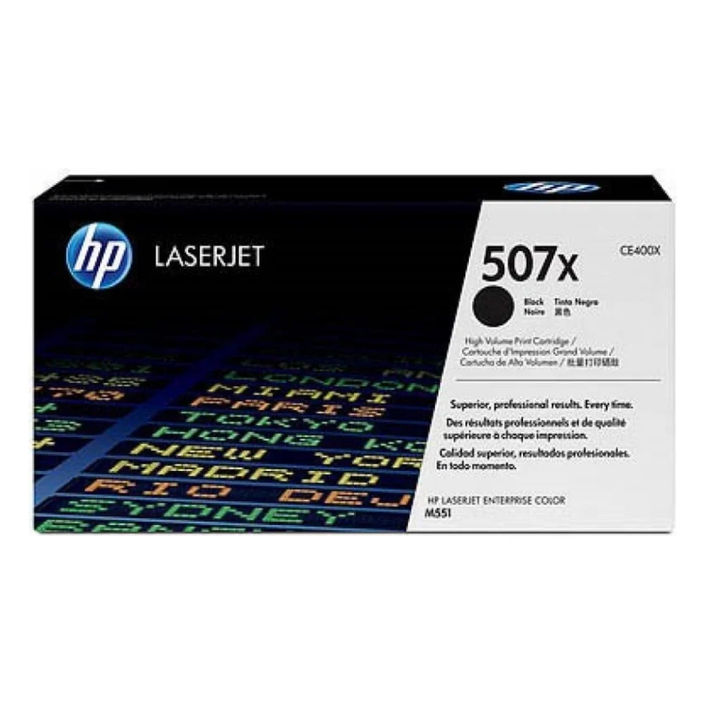 Картридж HP CLJ  507X blackXL, для Enterprise 500 ColorM551 (CE400X)