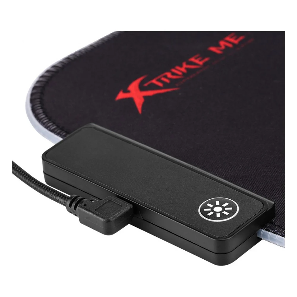 Килимок для мишки Xtrike MP-602 RGB lighting Black/Red (MP-602) — фото 3