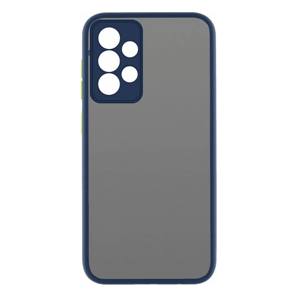Чохол до моб. телефона MakeFuture Samsung A53 Frame (Matte PC+TPU) Blue (MCMF-SA53BL)