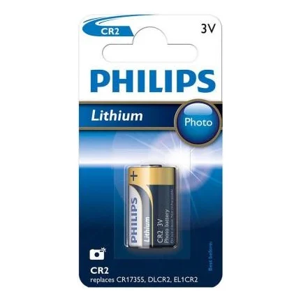 Батарейка Philips CR2 Lithium Photo 3V (CR2/01B)