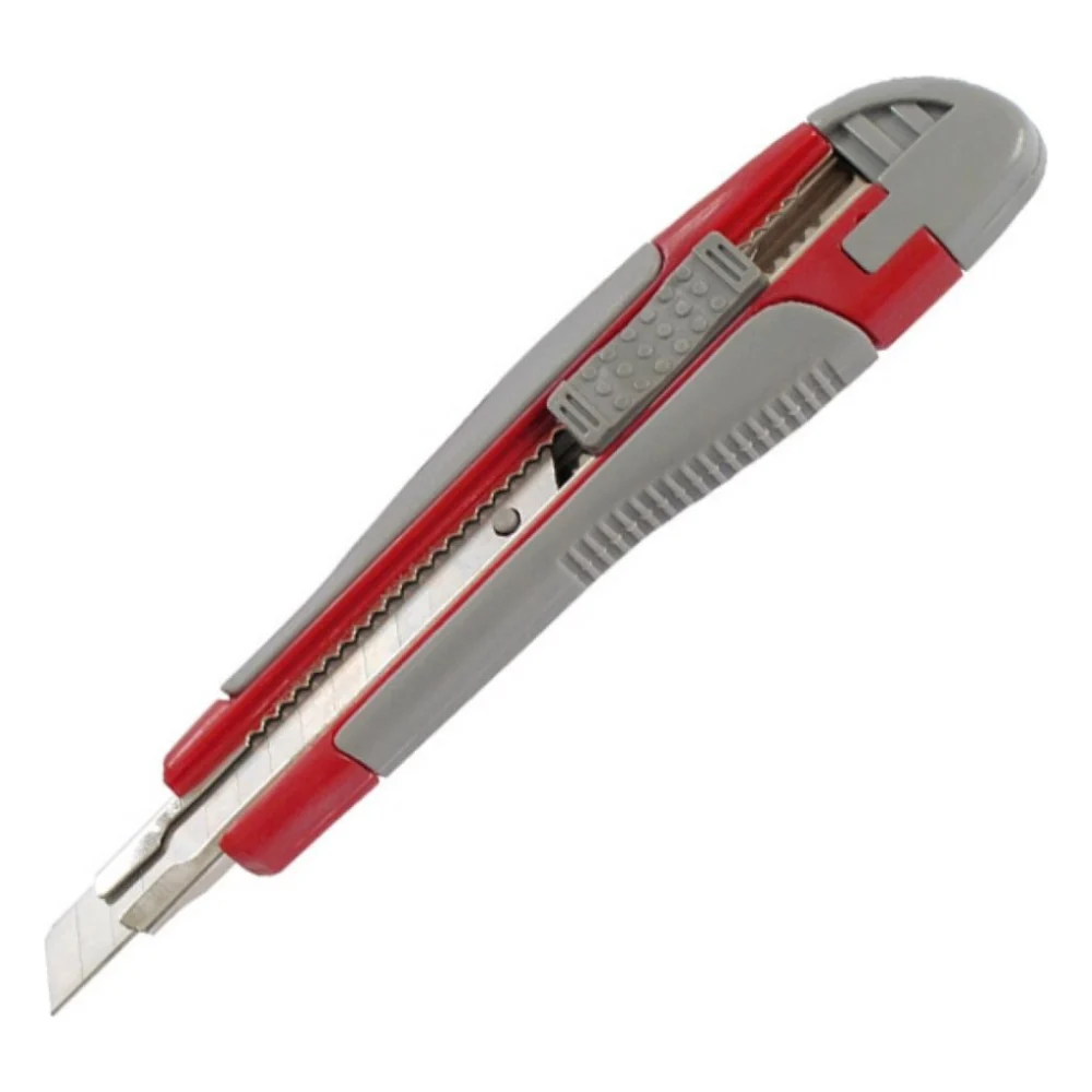 Ніж канцелярський Axent 9мм, metal runners, rubber inserts (6701-А)