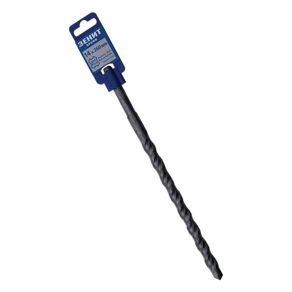 Бур Зенит "ПРОФІ" SDS-Plus 14х260 мм, спіраль 4S (20014260)