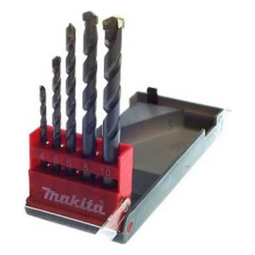 Набір свердл Makita по бетону 5 шт (D-05175)