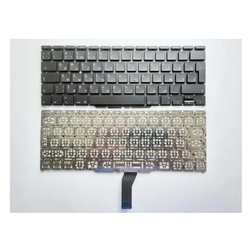 Клавіатура ноутбука Apple Macbook Air 11.6" A1370(2010) черная, подсв (A46068)