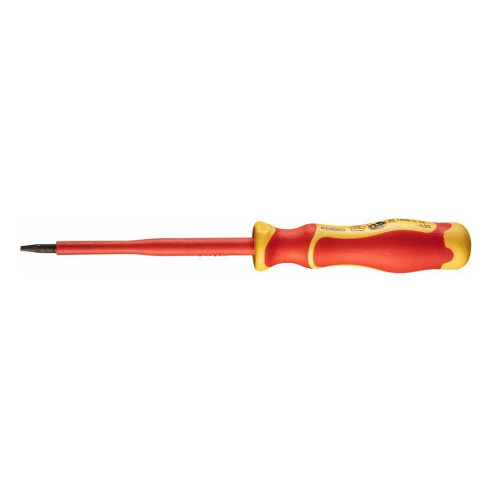 Викрутка Neo Tools шліцьова 0.8x4x100 mm, 1000 В (04-132)