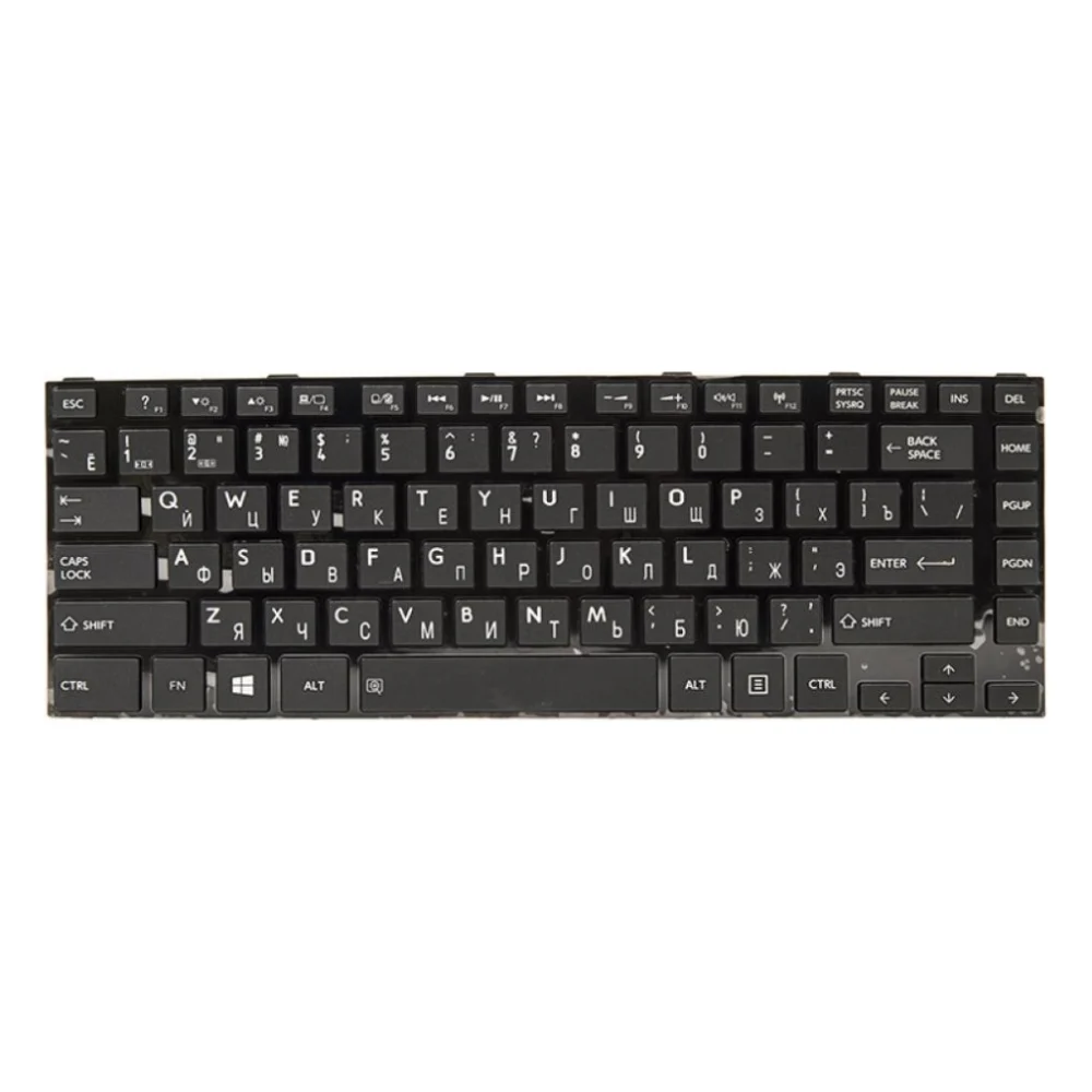 Клавіатура ноутбука PowerPlant TOSHIBA Satellite C800 черный, черный фрейм (KB311941)