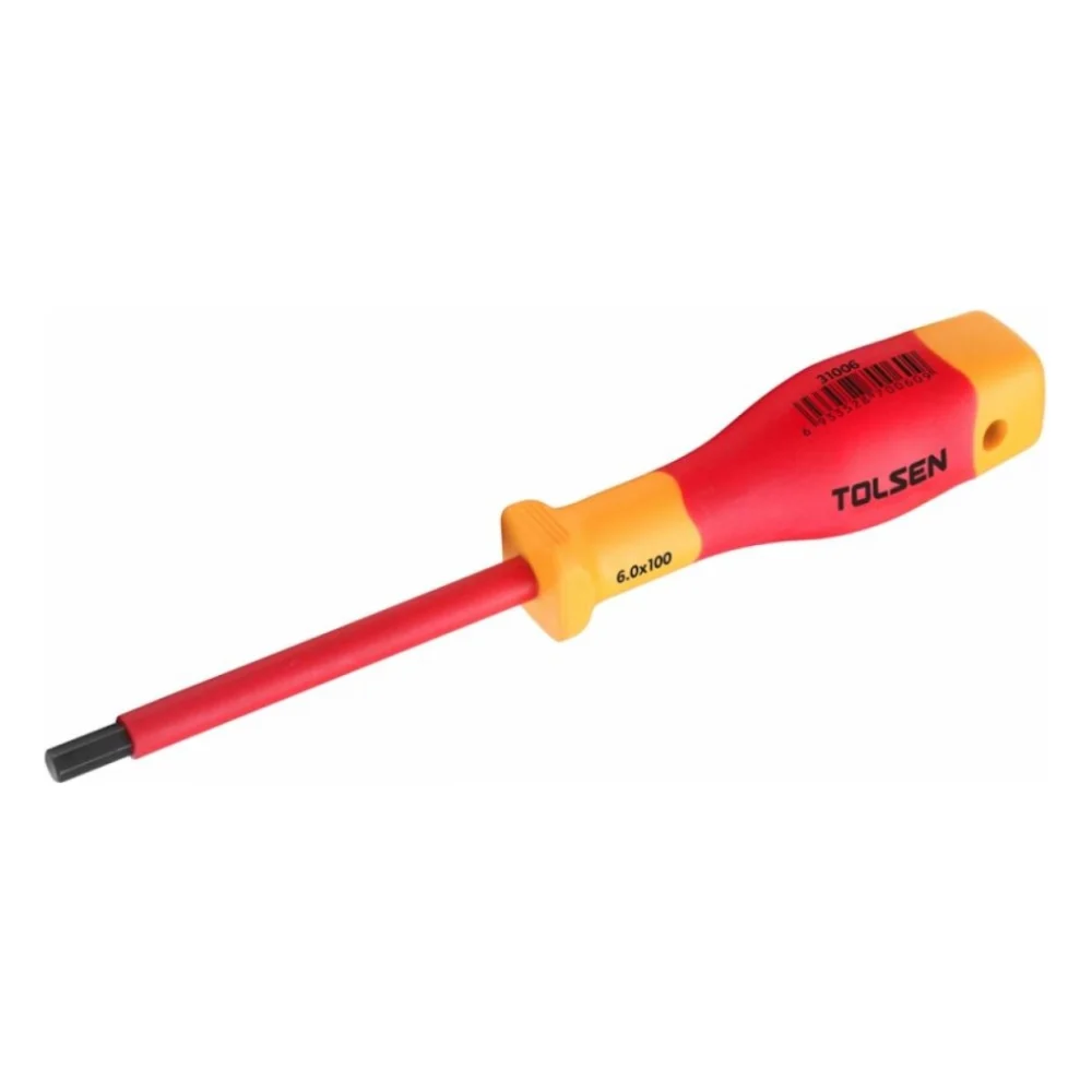 Викрутка Tolsen Premium діелектрична VDE шестигранна H 3.0х75 мм (V31003)