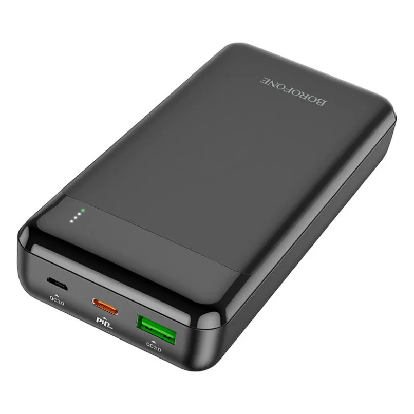 Батарея універсальна BOROFONE BJ19A Incredible PD20W+QC3.0 20000mAh Black