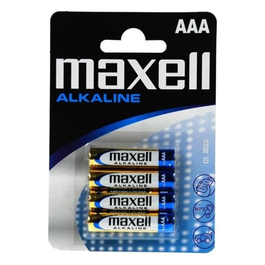 Батарейка Maxell AAA/LR03 BL 4шт (HQ-2972/4902580164010)