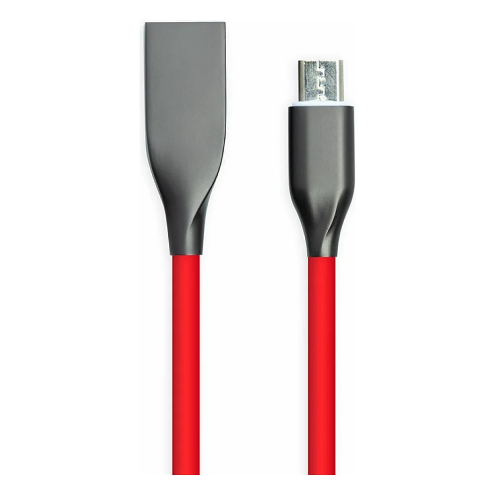 Дата кабель USB 2.0 AM to Micro 5P 1.0m red PowerPlant (CA911363)
