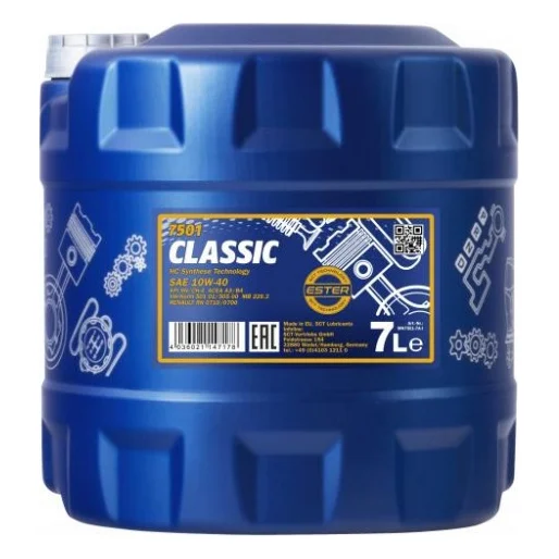 Моторна олива Mannol CLASSIC 7л 10W-40 (MN7501-7)