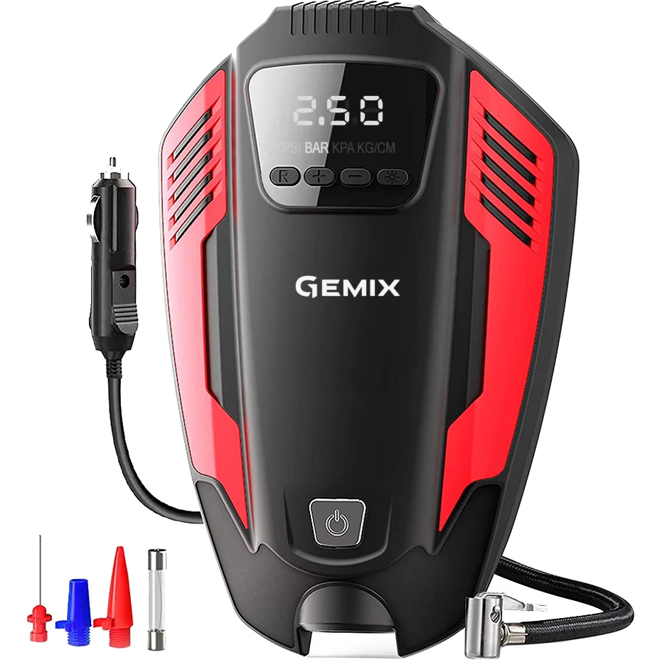 Автомобільний компресор Gemix GEMIX Model E black/red (GMX.Mod.E.BR)