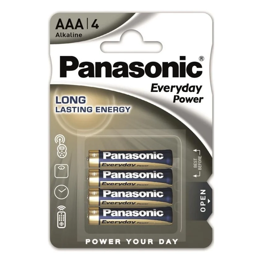 Батарейка Panasonic AAА LR03 Everyday Power * 4 (LR03REE/4BP)