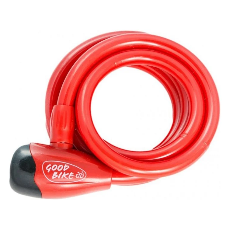 Замок велосипедний Good Bike Security Lock 12 x 1500 мм Red (92758R-IS)
