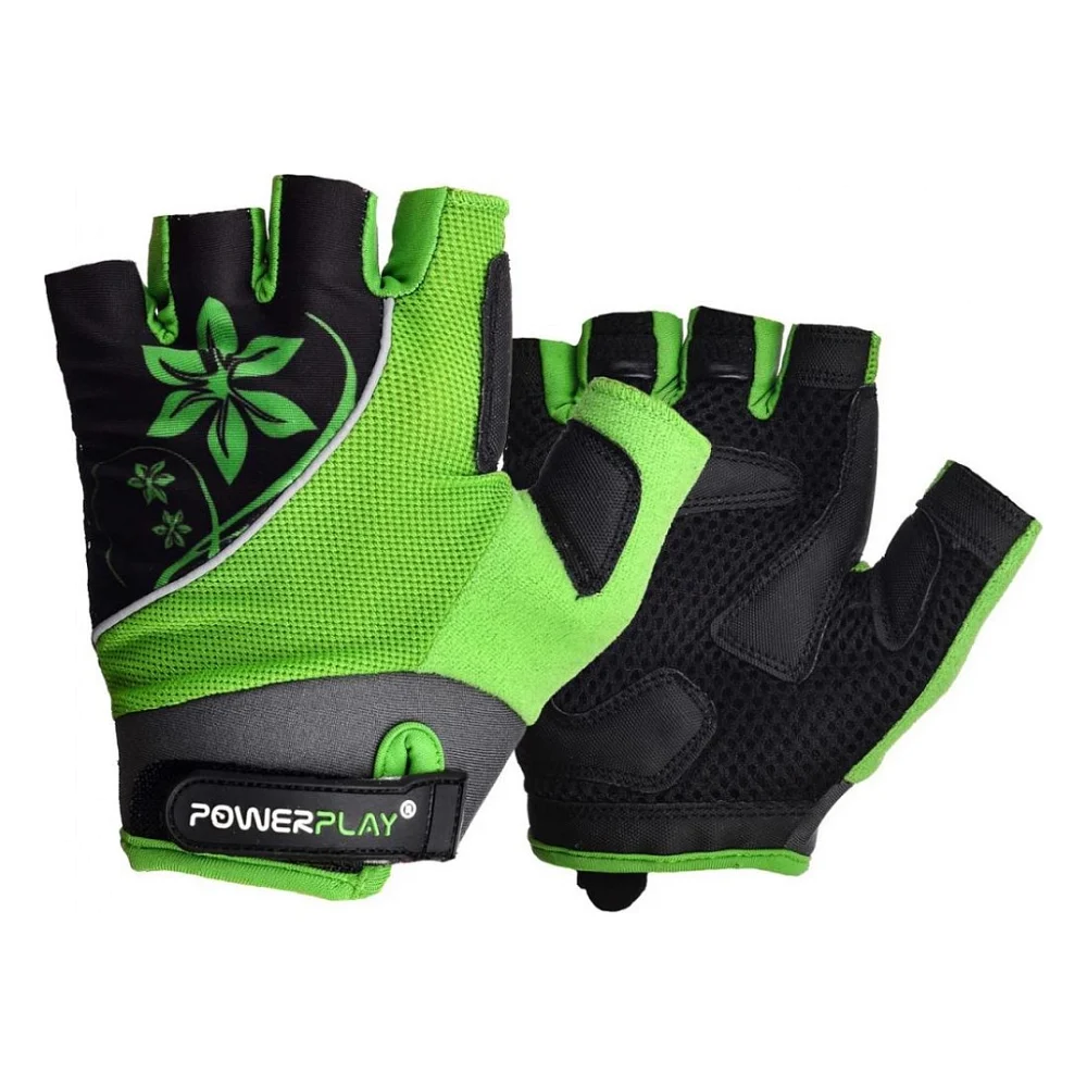 Велорукавиці PowerPlay Women 5281 Green XS (5281A_XS_Green)