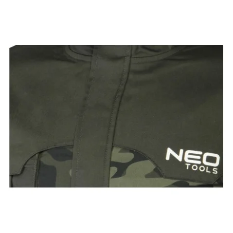Куртка робоча Neo Tools CAMO, розмір M (50), 255 г/м2, високий комір, кишені на блис (81-211-M) — фото 8