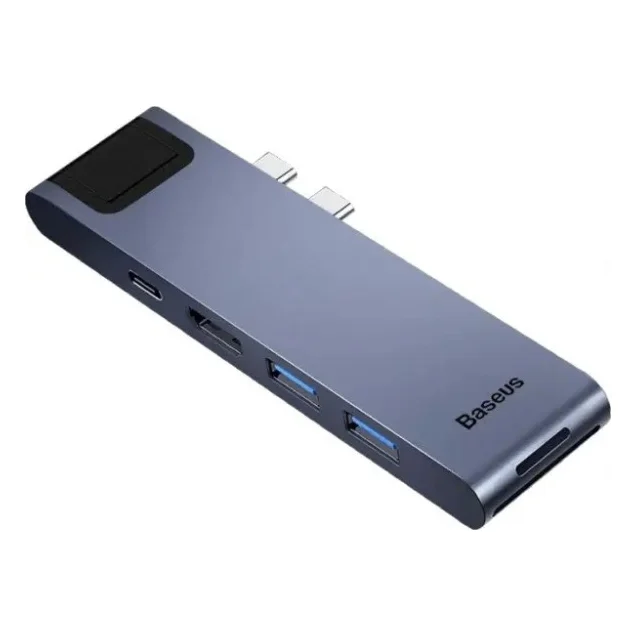 Концентратор USB-C 7-in-one smart Grey (CAHUB-L0G)