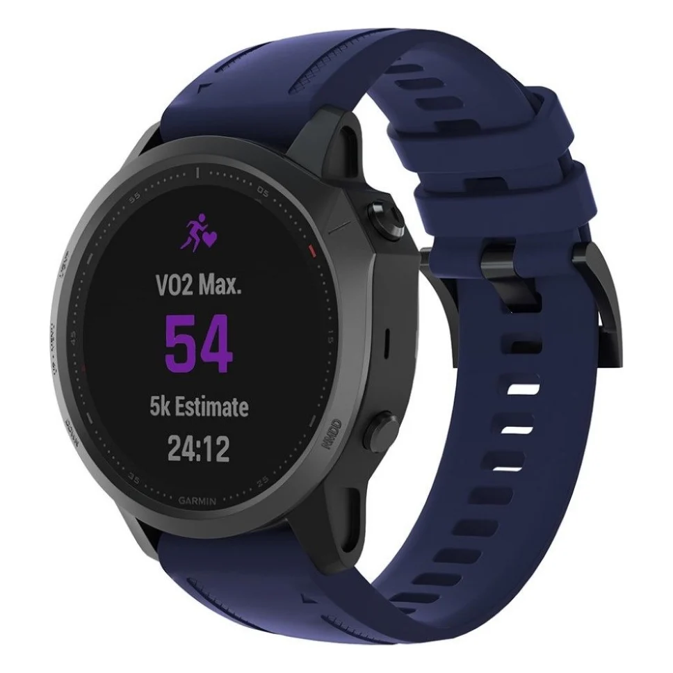 Ремінець до смарт-годинника Armorstandart Silicone 20mm для Garmin Fenix 5s/6s Dark Blue (ARM60810)