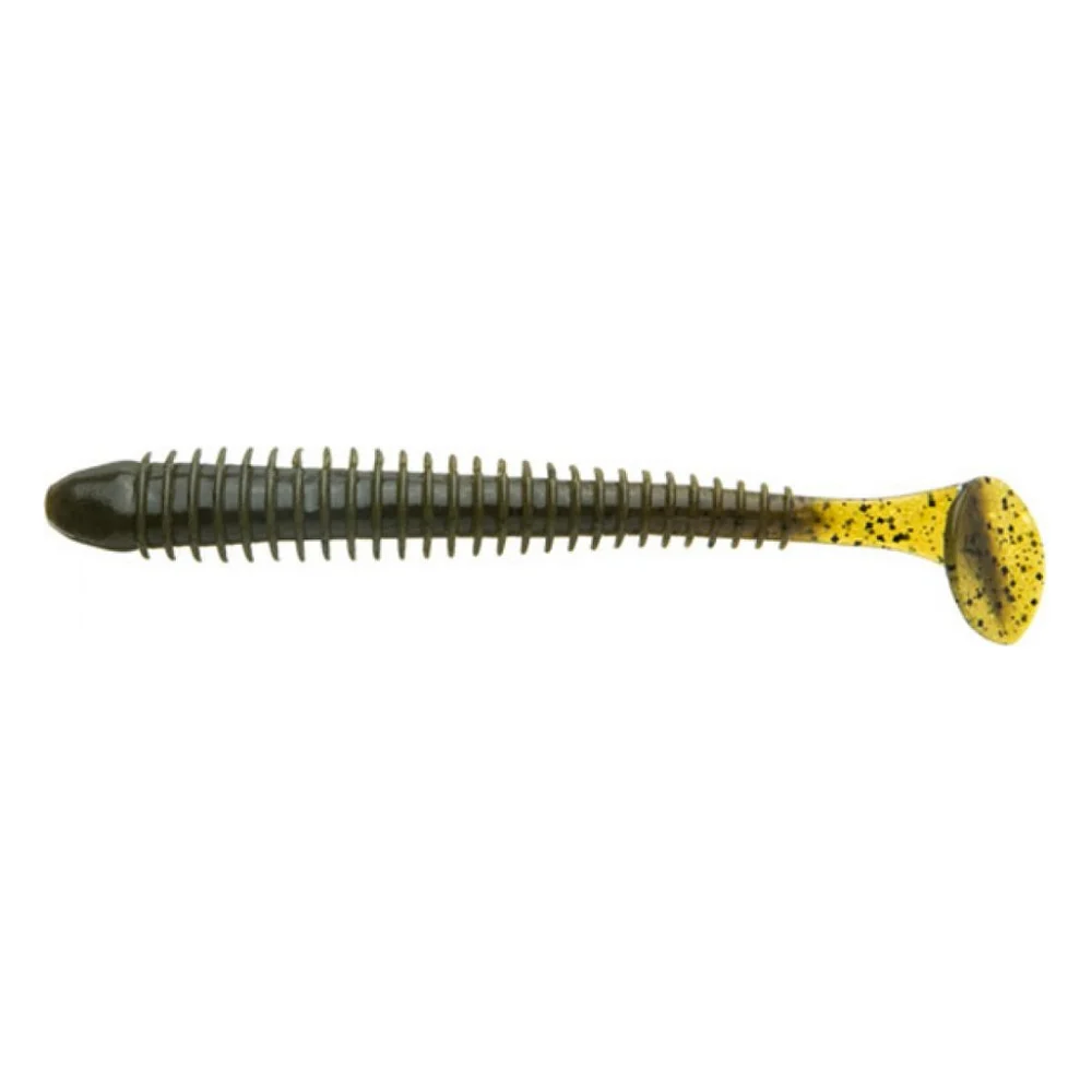 Силікон рибальський Keitech Swing Impact 4.5" 101 Green Pumpkin PP. (1551.06.14)