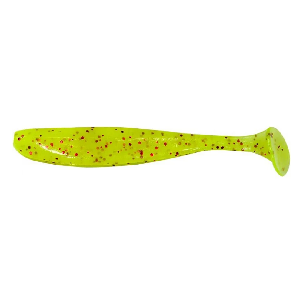Силікон рибальський Keitech Easy Shiner 4.5" (6 шт/упак) ц:pal#01 chartreuseredflake (1551.08.56)