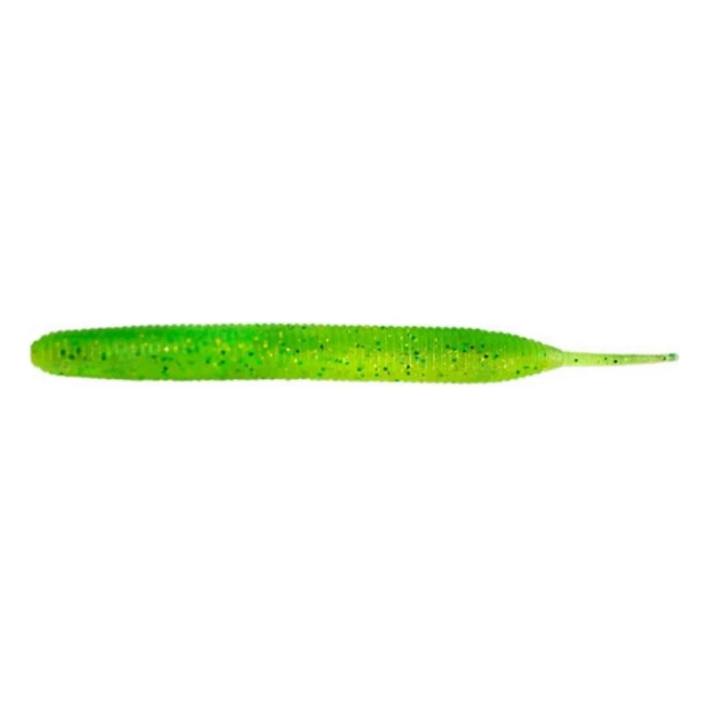 Силікон рибальський Keitech Sexy Impact 3.8" (10 шт/упак) ц:424 lime chartreuse (1551.01.17)