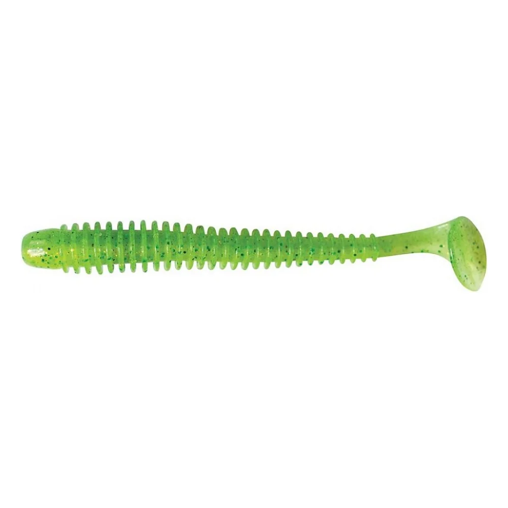Силікон рибальський Keitech Swing Impact 4" (8 шт/упак) ц:424 lime chartreuse (1551.01.55)