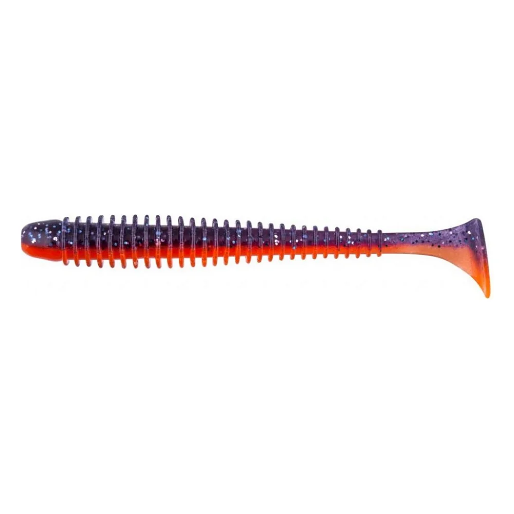 Силікон рибальський Keitech Swing Impact 4" (8 шт/упак) ц:pal#09 violet fire (1551.06.90)