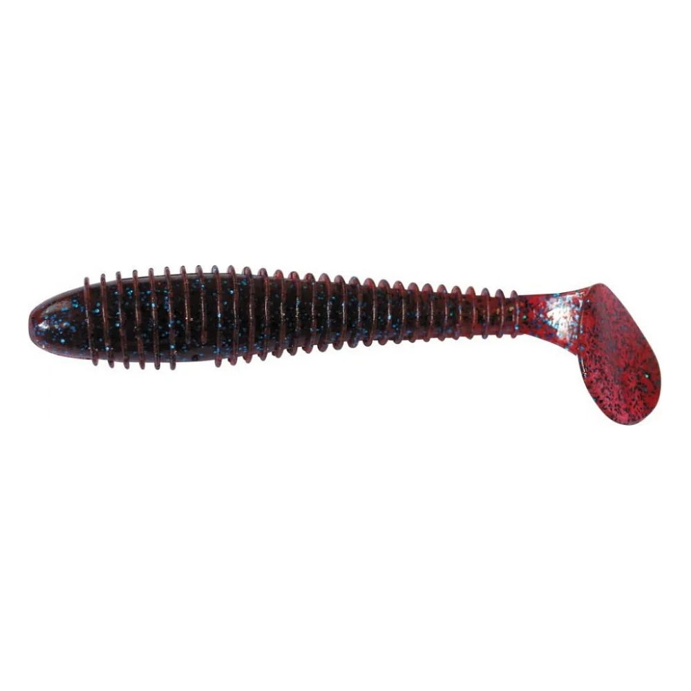 Силікон рибальський Keitech Swing Impact FAT 3.8" (6 шт/упак) ц:ea#03 grape (1551.01.37)