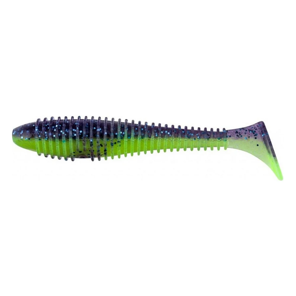 Силікон рибальський Keitech Swing Impact FAT 4.3" (6 шт/упак) ц:pal#06 violet lime berry (1551.08.94)