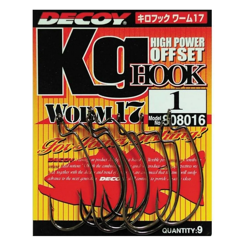Гачок Decoy Worm17 Kg Hook 06 (9 шт/уп) (1562.01.54)