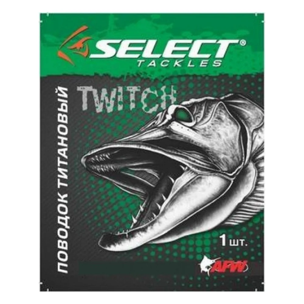 Повідець Select титановый, 17см 5кг с вертлюгом (1870.08.44)